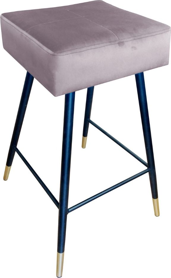 Atos Hoker OLIMP VELVET GOLD jasno różowy na czarnych nogach ATOS