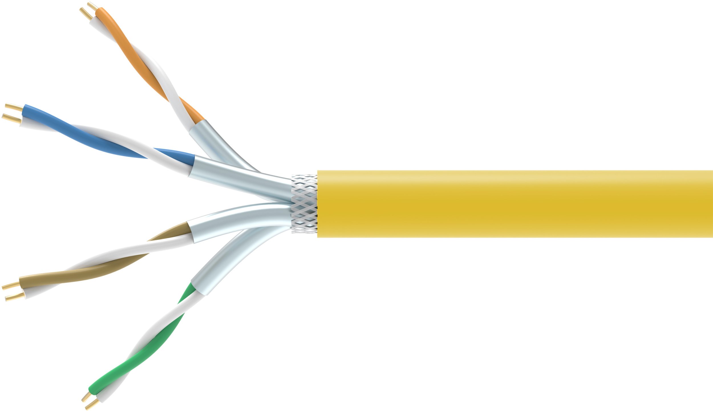Equip 404563 kabel sieciowy Żółty 1000 m Cat7a S/FTP (S-STP)