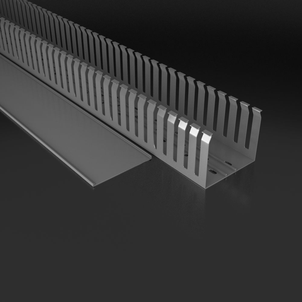 EM Group Korytko grzebieniowe 100x80 Kanał kablowy z pokrywą 1m 4/6/ 0593