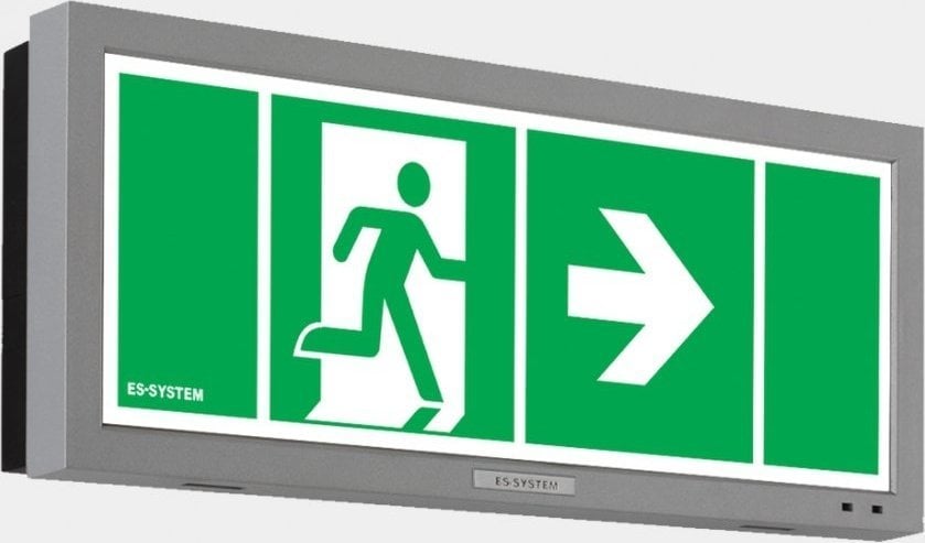Es-System Oprawa awaryjna LED 1,2W 1h MONITOR1 OP1-S1,2TC1 IP40 8670740