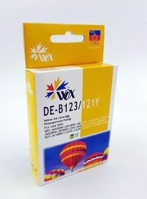 Tusz Wox Tusz zamiennik Wox Brother LC 123 Y Yellow