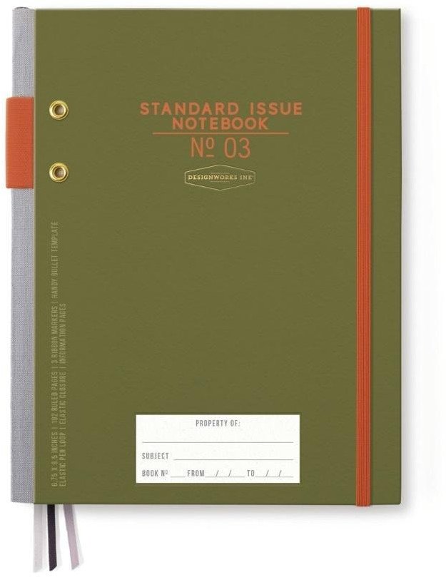 Notatnik Standard Issue Army Green&Chili