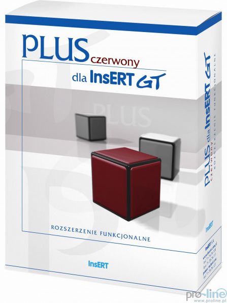 Program Insert czerwony PLUS dla InsERT GT (CPLUS)