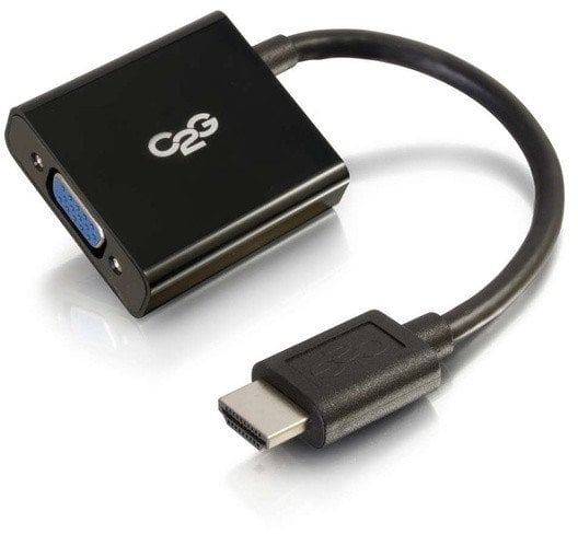 C2G HDMI to VGA Adapter - HDMI to VGA Converter - M/F - Videokonverter - HDMI - VGA - Schwarz