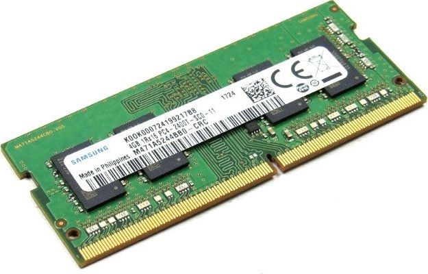 Samsung Pamięć RAM Samsung 4GB DDR4 2400MHz PC4-2400T SODIMM Laptop