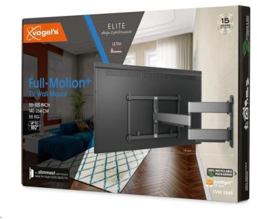 Vogel's TVM 5845 Full-Motion 55" - 100" melna - Sienas stiprinajums televizoriem