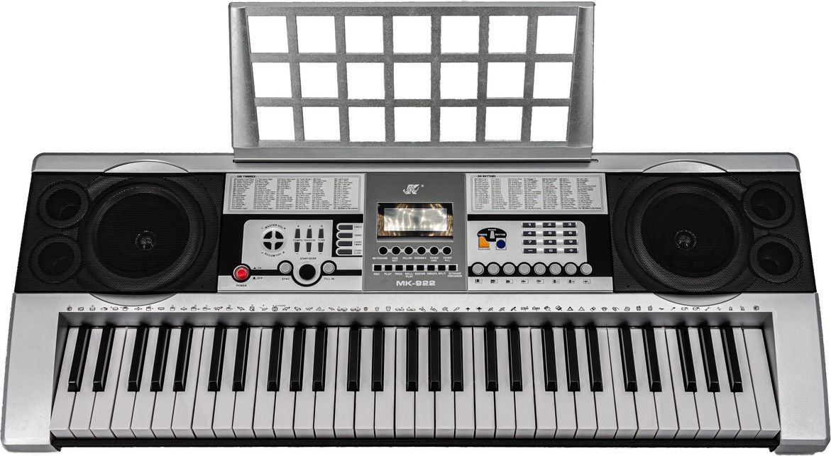 MeiKe Keyboard MK-922 - duży wyświetlacz LCD, 61 klawiszy