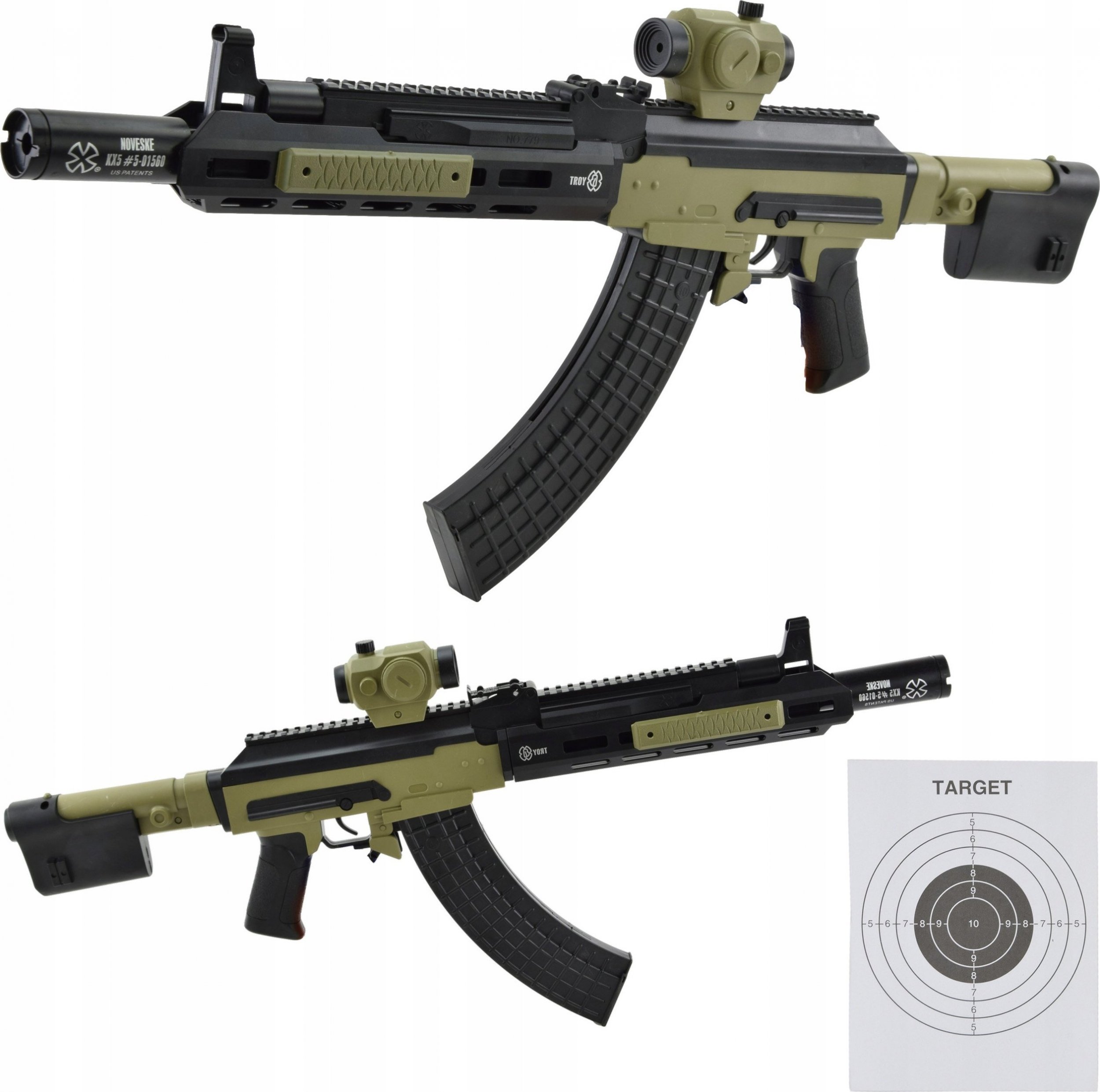 Skleplolki Duży karabin na kulki laser ASG 71CM 6MM