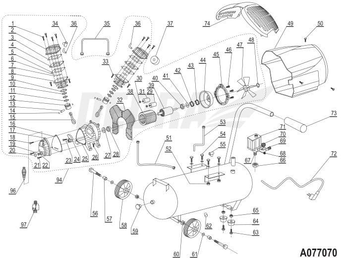 Zespół napędowy kpl