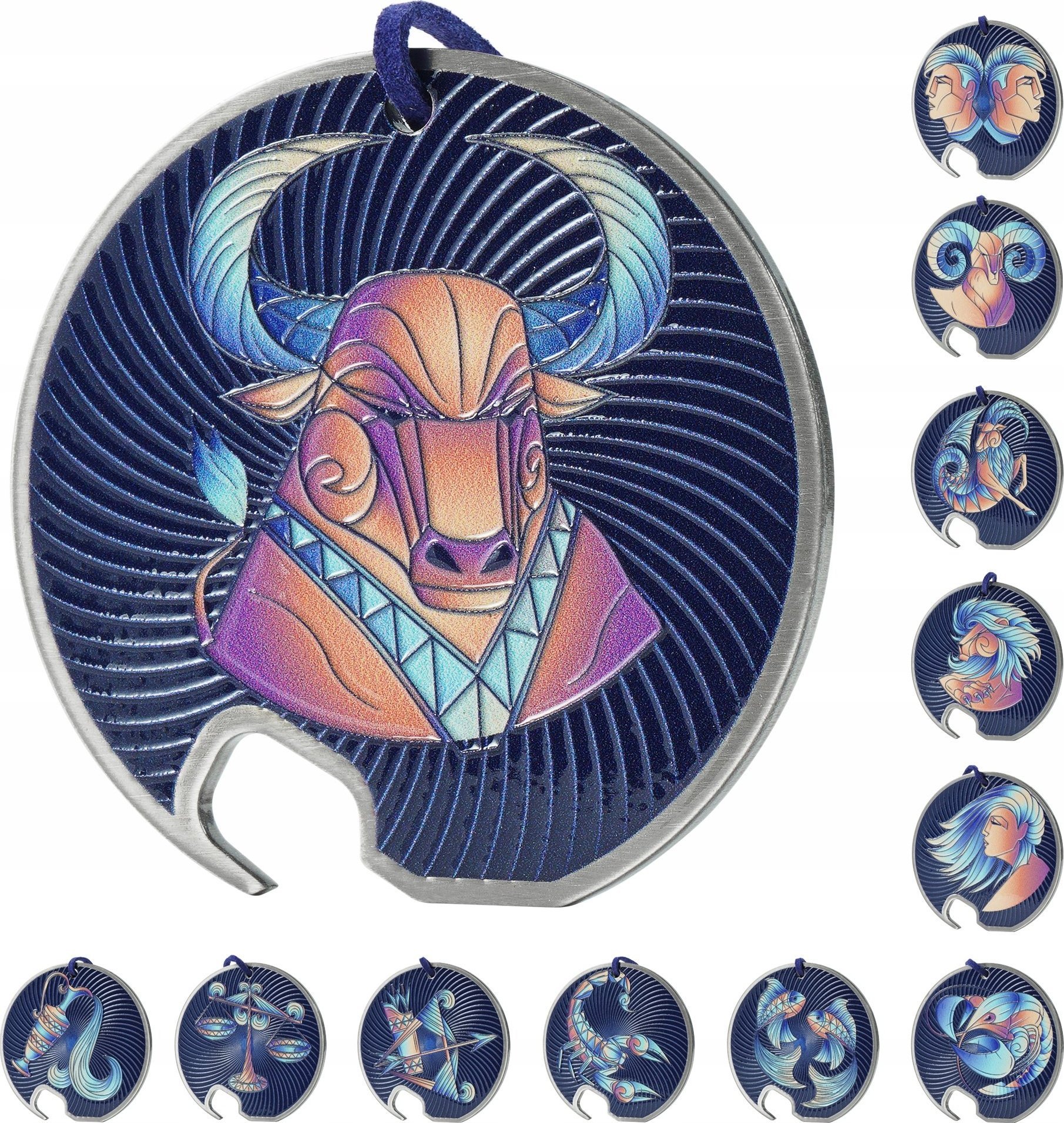 Kadax Otwieracz Stalowy Do Butelek Kapsli Zodiak Byk