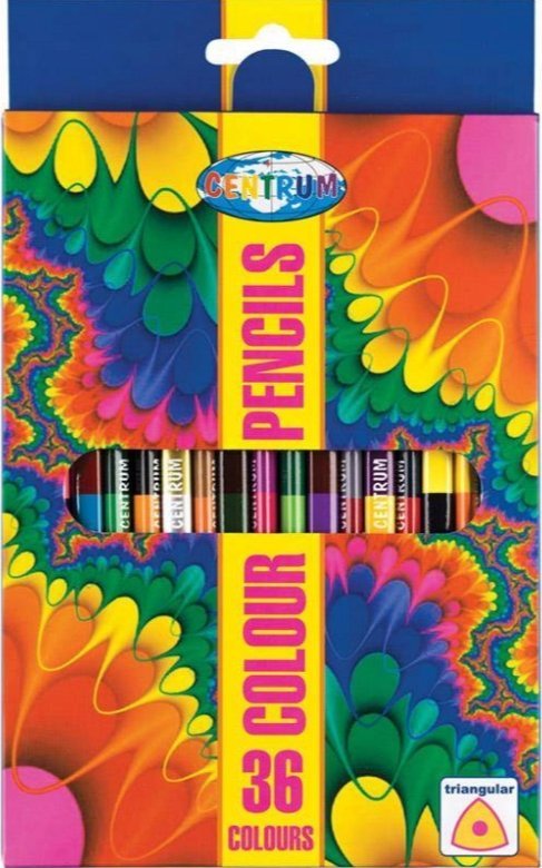 Centrum Kredki ołówkowe trójkątne CENTRUM 88018 3mix*6