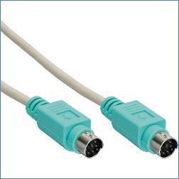 InLine PS/2 - PS/2, 2m, Szary (13332G)