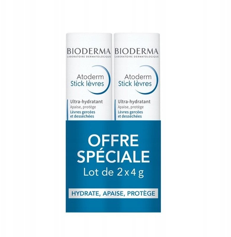Bioderma Atoderm Ultra-Moisturizing Lip Stick 2 x 4 g