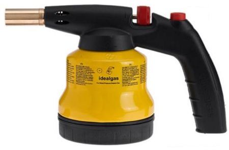 Idealgas Palnik lutowniczy / Lampa lutownica na naboje, zapłon pieżoelektryczny (DIFFLA5PM)