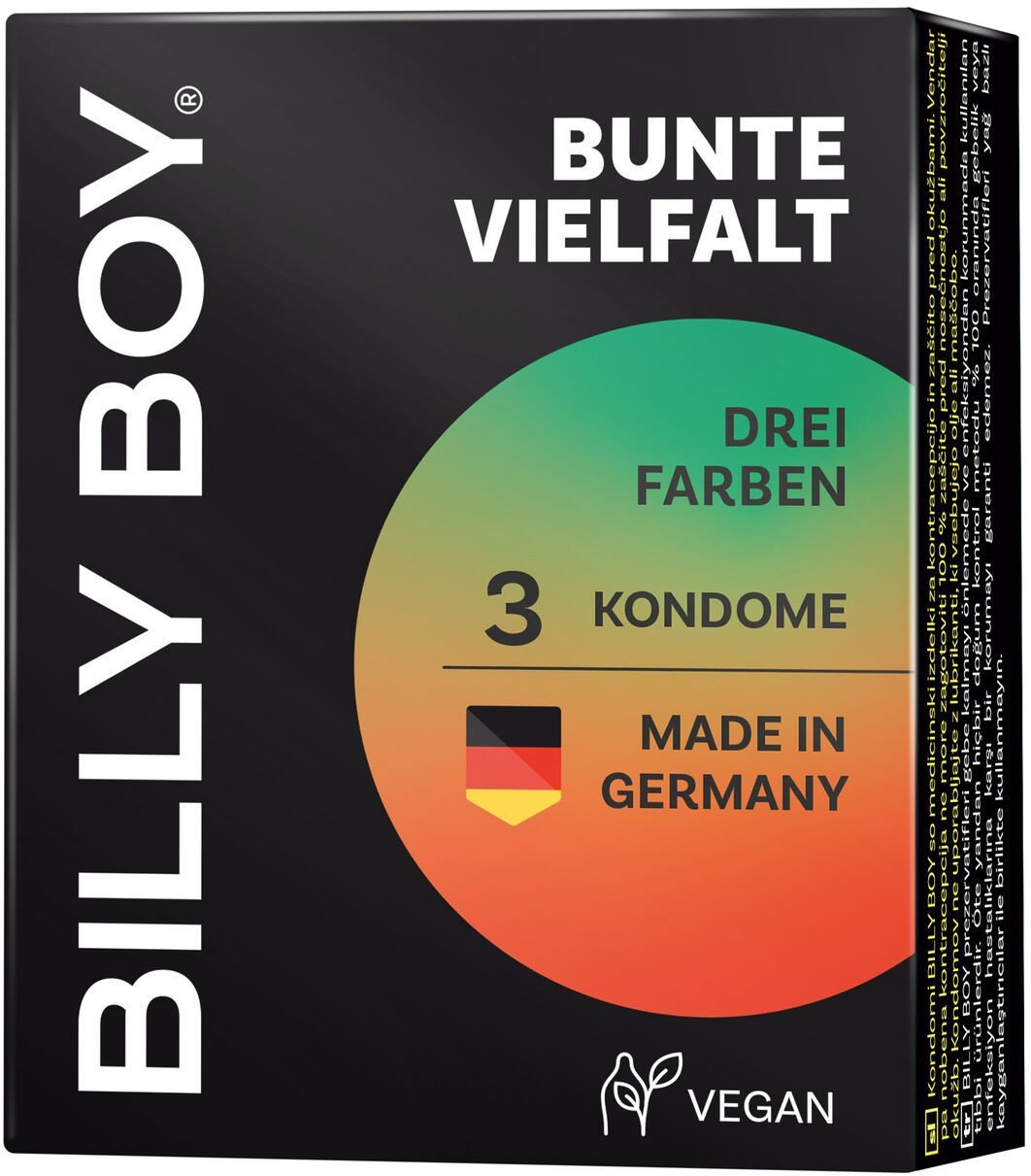 Billy Boy condom Fun Mix 3pcs