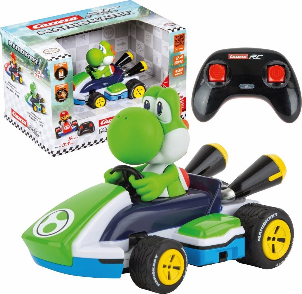 Carrera RC Cars Full Function Akku Race Kart Yoshi