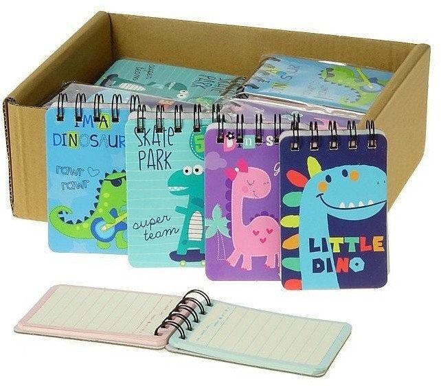 Notesik na spirali Dinozaury (24szt)