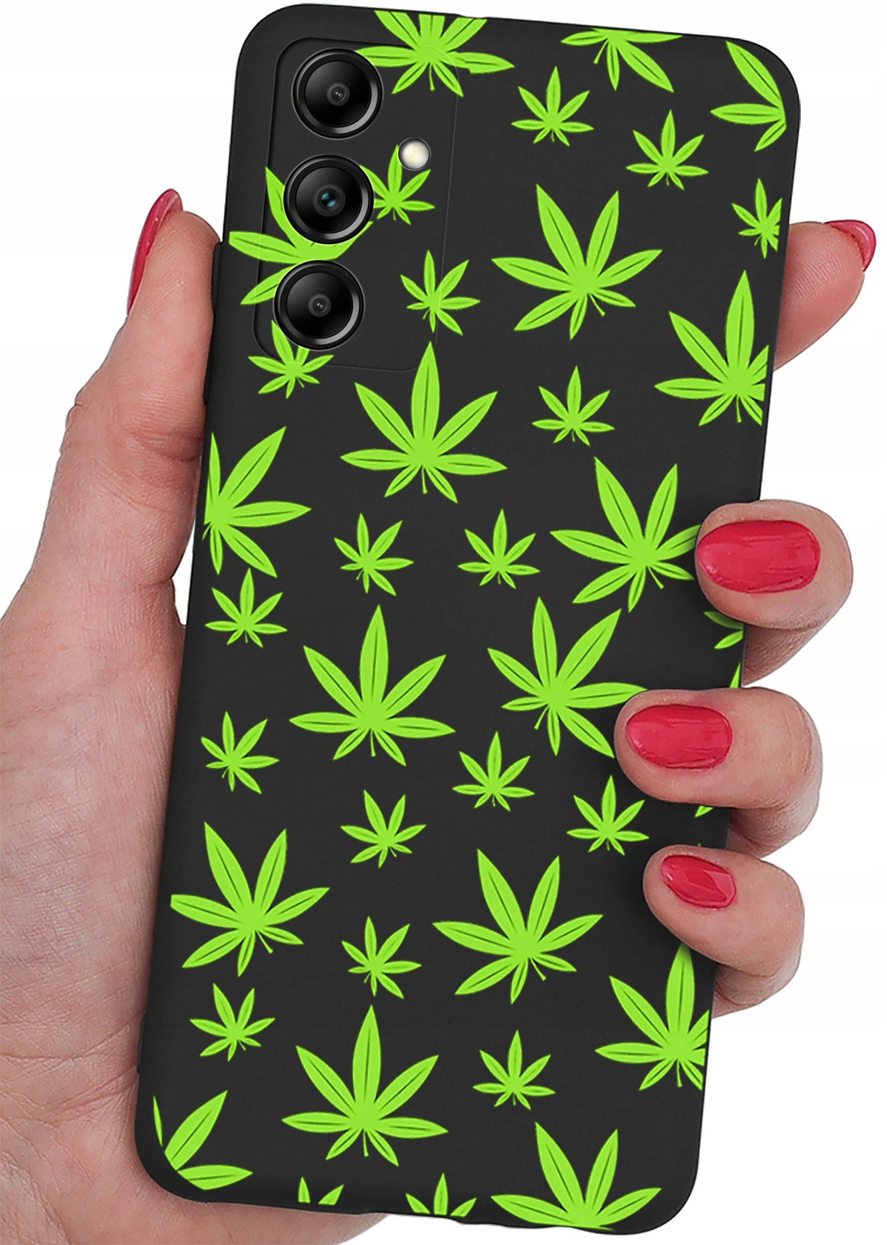 ETUI do Samsung Galaxy A15 CASE WZORY SOFT MATT PLECKI + SZKŁO 9H