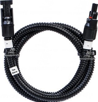 Mojeledy Przedłużacz - solarny zakuty MC4 peszel UV 1m