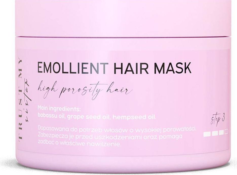 Trust Emollient Hair Mask emolientowa maska do włosów wysokoporowatych 150g