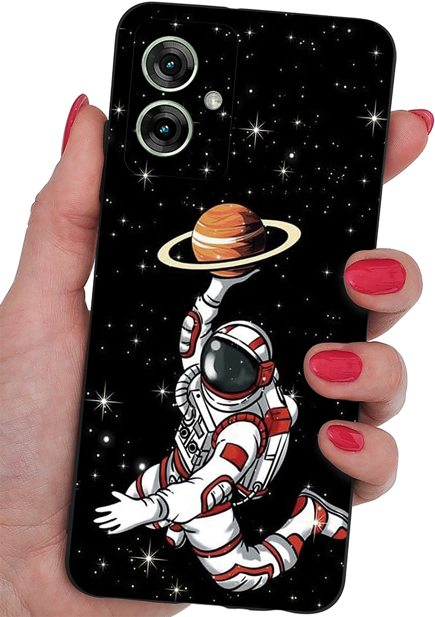 Etui do Motorola Moto G55 5G WZORY |SILIKONOWE MATT CASE + SZKŁO 9H