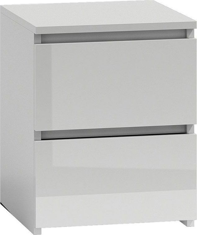 Elior Lakierowana szafka nocna Siena 4X - biały połysk