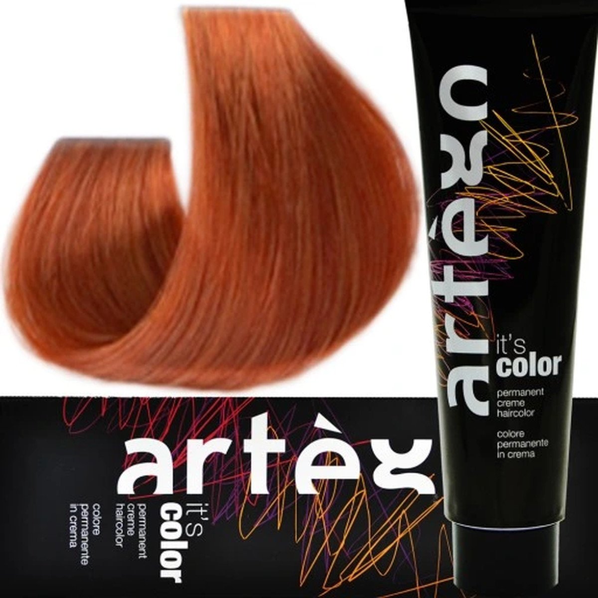Artego Its Color Farba do włosów w kremie 150ml Jasny Miedziany Blond (8.4-8K)
