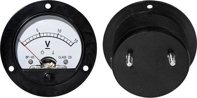 Blow 51-115# Miernik analogowy voltomierz okrągły 15v