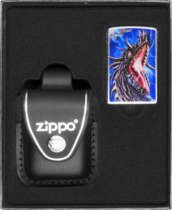 Zestaw ZIPPO Zapalniczka MAZZI DRAGON Prezentowy No3