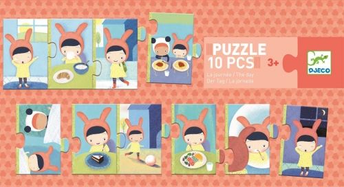 Djeco MÓJ DZIEŃ - pierwsze puzzle edukacyjne DJECO
