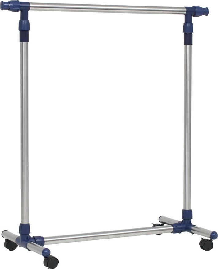 Elior Srebrny mobilny wieszak na ubrania - Melson