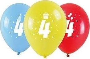 Balony z nadrukiem 4 28cm 3szt