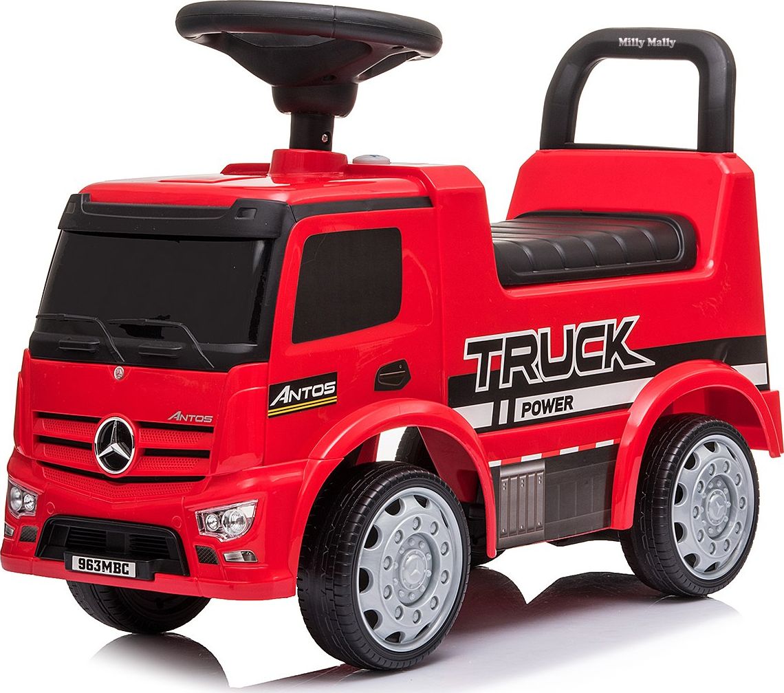 Milly Mally Jeździk Mercedes-Benz Antos czerwony (3898)