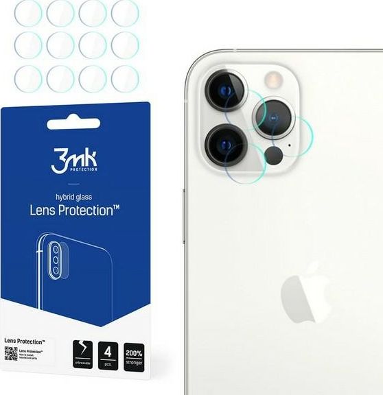3MK 3MK Lens Protect iPhone 12 Pro Max Ochrona na obiektyw aparatu 4szt
