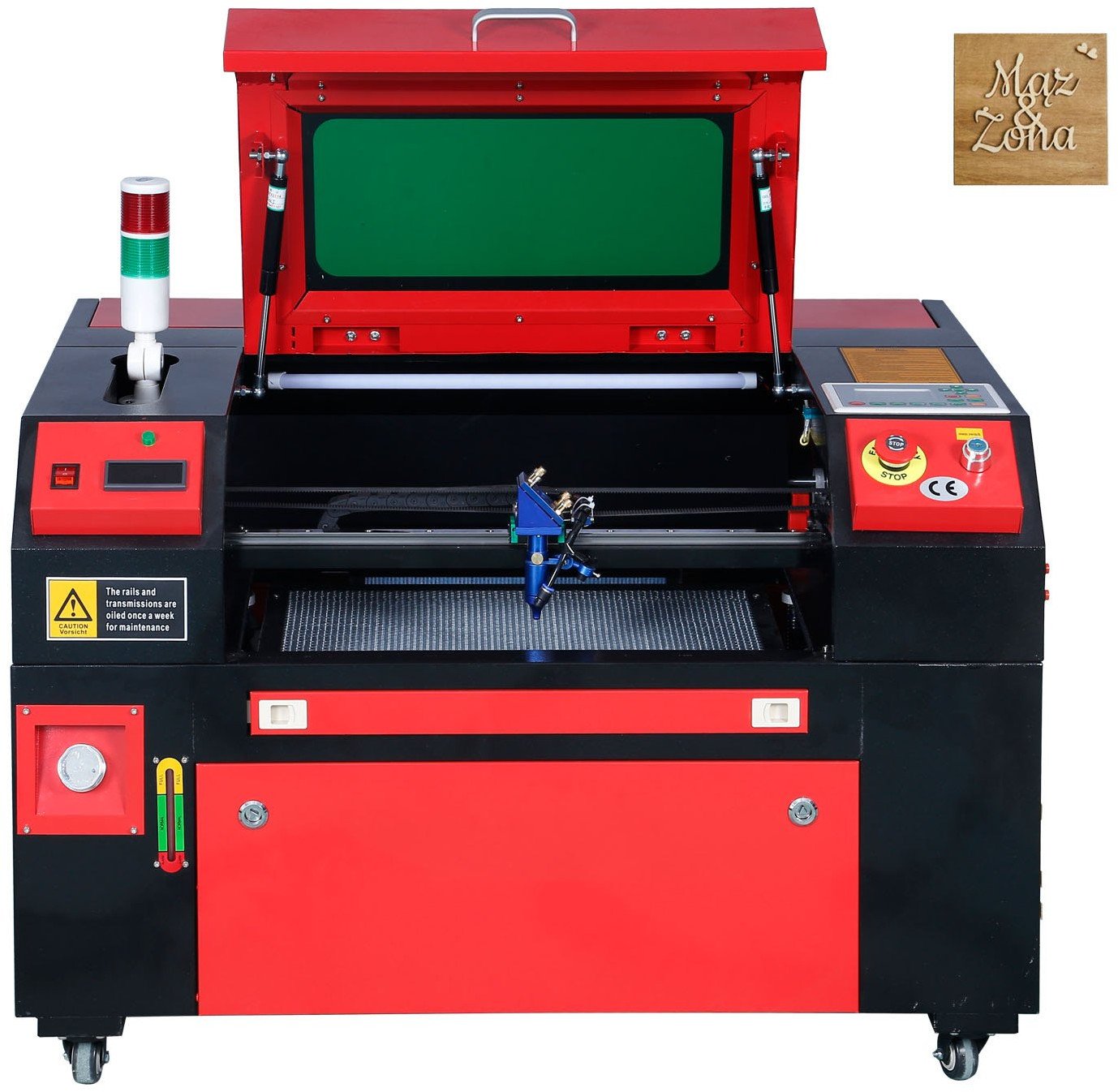 Grawerka laserowa wycinarka laserowa 50W 300x500 mm