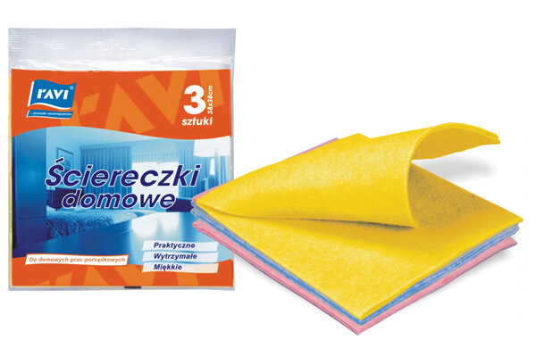 Ravi Ściereczki domowe 38x38cm 3szt.