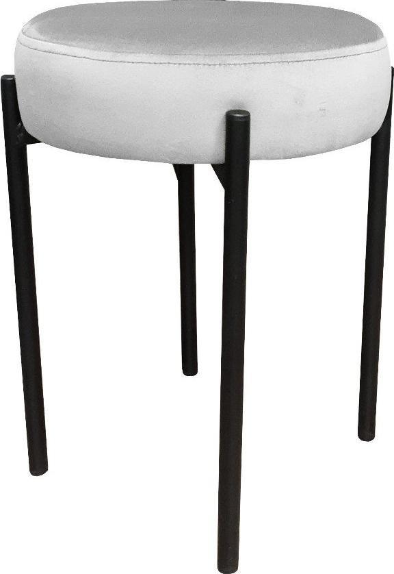 Atos Taboret TORIN MG VELVET jasno szary