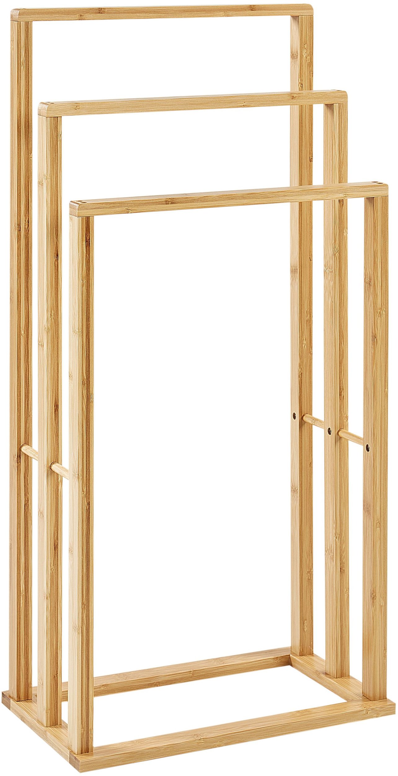 Stojak na ręczniki TUPELO Drewno bambusowe Jasnobrązowy