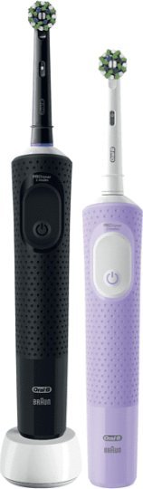Szczoteczka Oral-B Vitality Pro D103 Duo 2 szt. Black/Purple