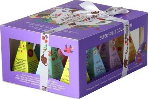 English Tea Shop Zestaw herbat Super Fruit Collection 12 piramidek