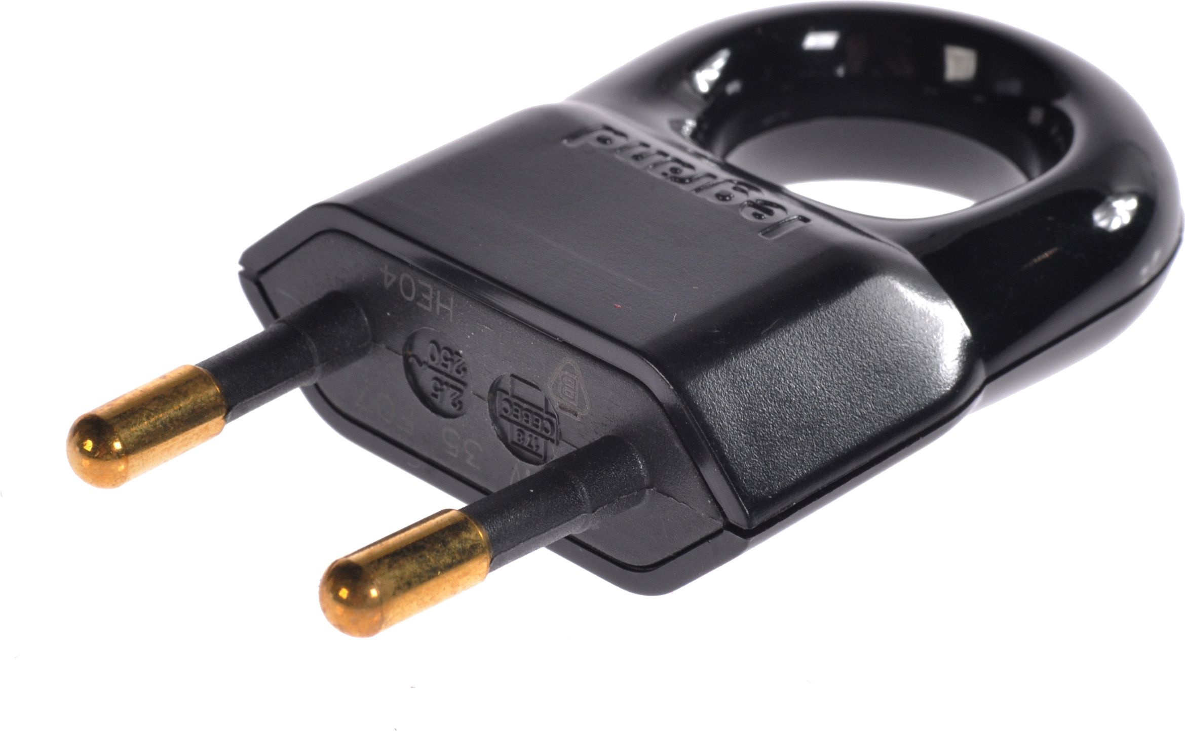 Legrand Wtyczka przenośna Euro 2P 2,5A czarna (50309)