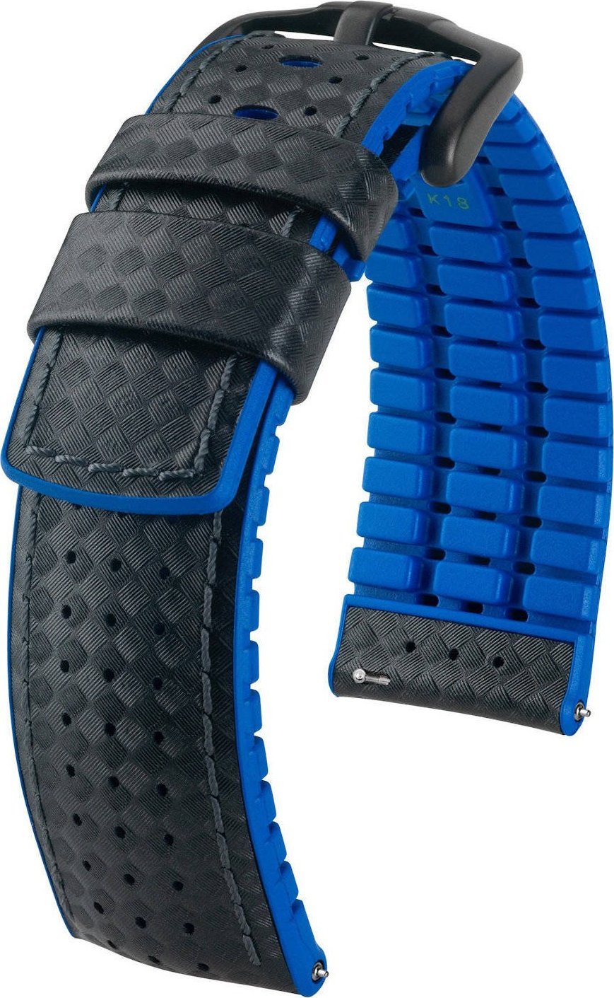 Hirsch Skórzany wodoodporny pasek do zegarka 22 mm HIRSCH Ayrton L 0918092050-5-22