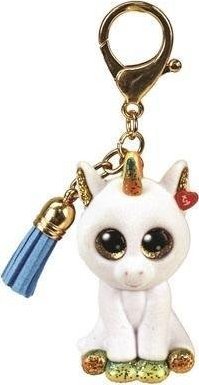 Breloczek TY Brelok figurka Ty Mini Boos PIXY biały jednorożec 25055