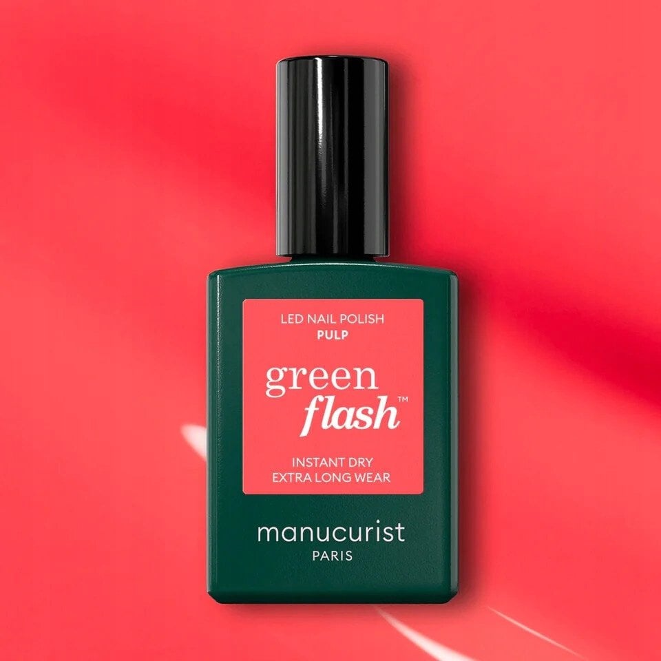 MANUCURIST_Green Flash Led Gel Nail Lacquer lakier do paznokci Pulp 15ml