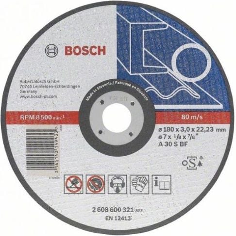 Bosch Bosch Tarcza tnąca prosty 180mm - 2608600321