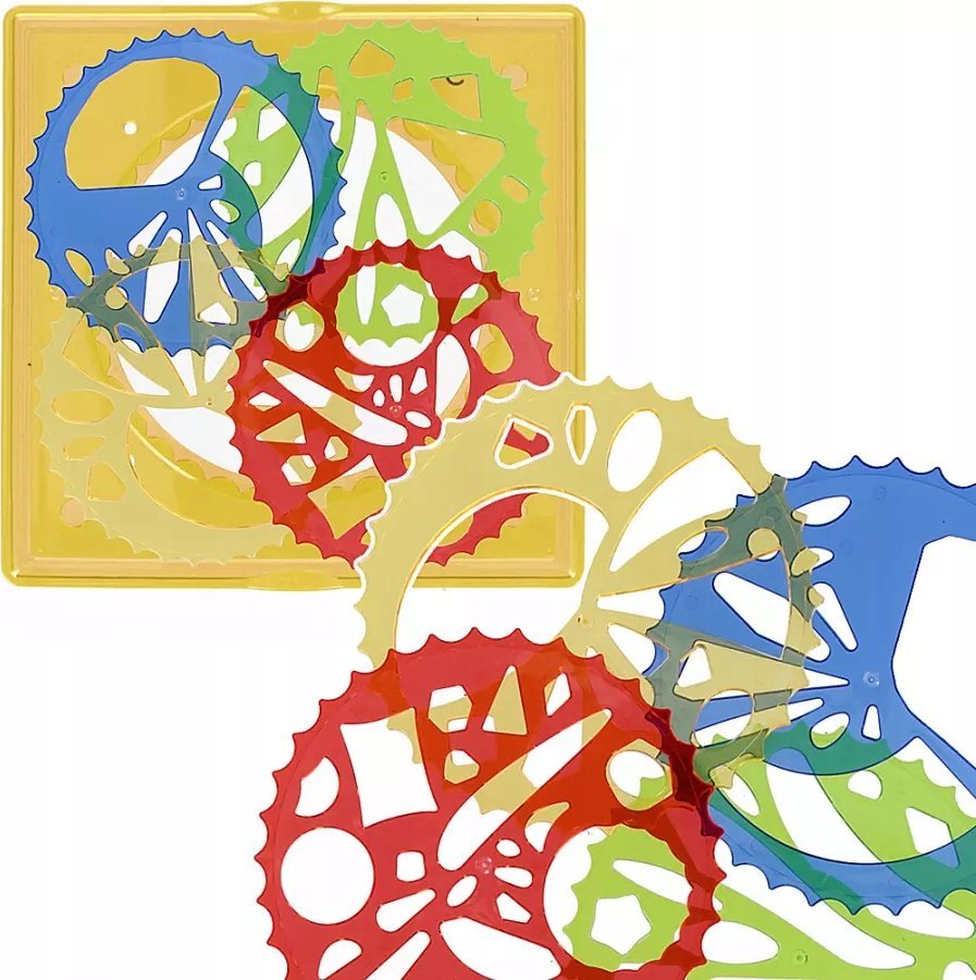 Mega Creative SZABLON KRESL SPIROGRAF 16X21 MIX MC 24/72/144