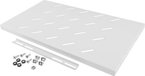 Lanberg Półka do szafy 19" 450mm szara (AK-1001-S)