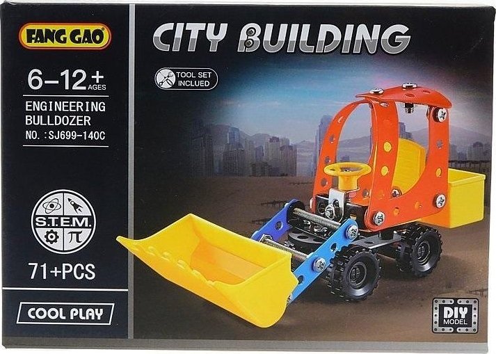 Metalowe klocki do skręcania 71el