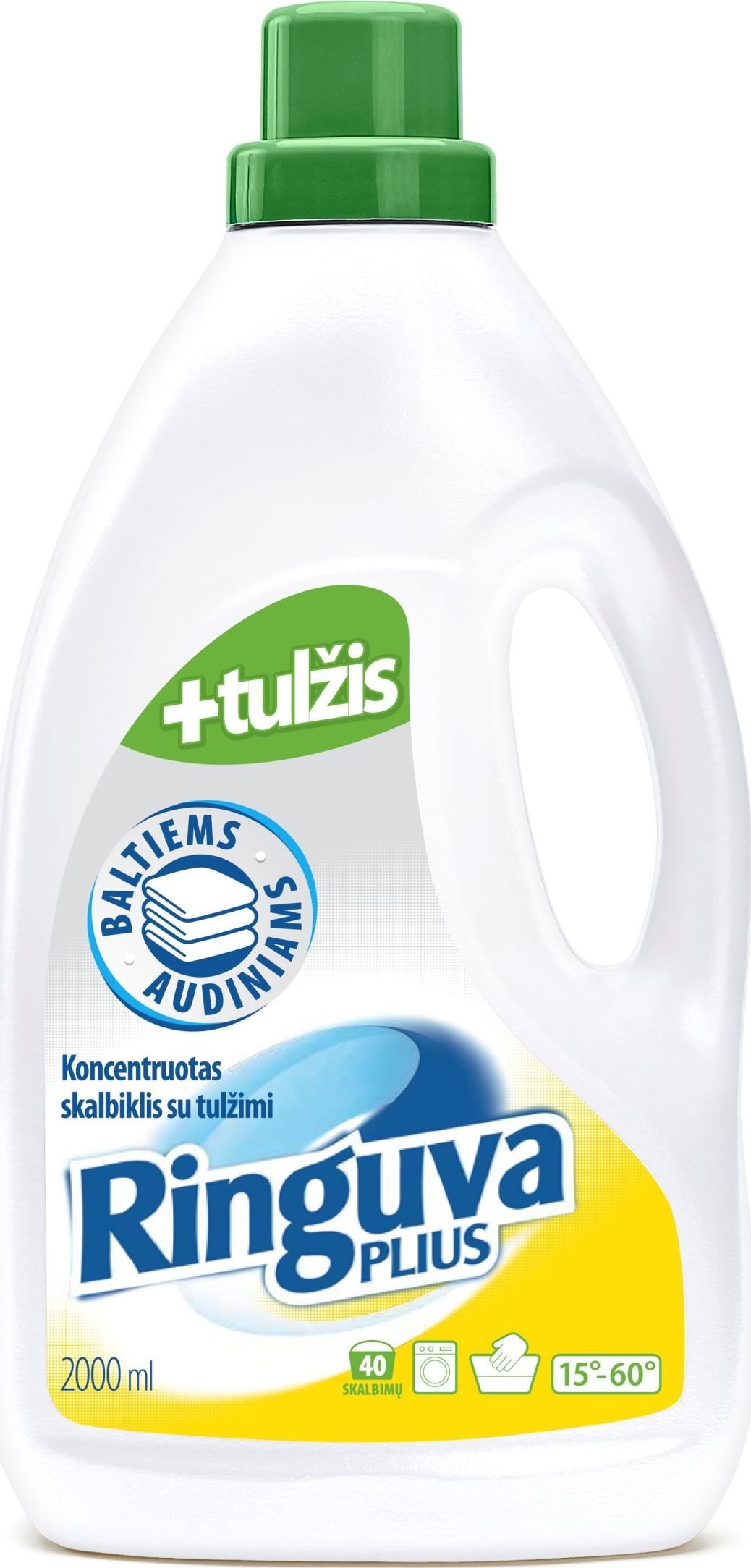 Płyn do płukania ringuva plius RINGUVA PLIUS skystas skalbiklis su tulžimi baltiems audiniams 2 L