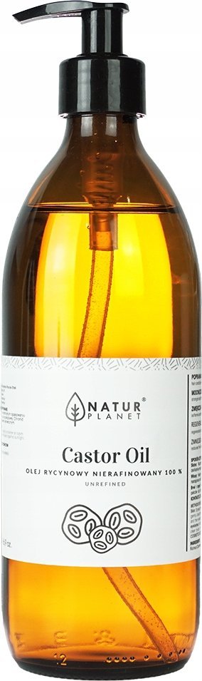 Natur Planet Olej Rycynowy Nierafinowany 100% 500ml